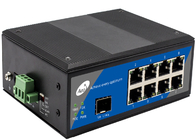Gigabit completo 1 SFP do interruptor industrial da fibra dos ethernet do ponto de entrada e 8 portos do ponto de entrada