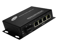 Switch Ethernet 10/100 Mbps 4 portas Fibra para conversor Rj45 Suporte CBIT VLAN