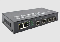 interruptor da fibra dos ethernet 850nm com 2 ethernet 10/100/1000TX + 4 portos de 1000FX SFP