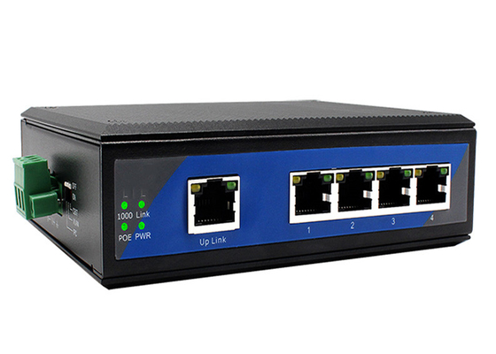 Loja portuária de 5 100M Industrial Ethernet Switch e apoio dianteiro VLAN CBIT