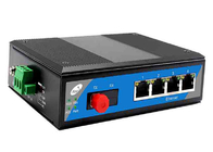 FCC Fiber POE Switch 4/8/16/24 Portos Switch de rede com VLAN e IPC 250m