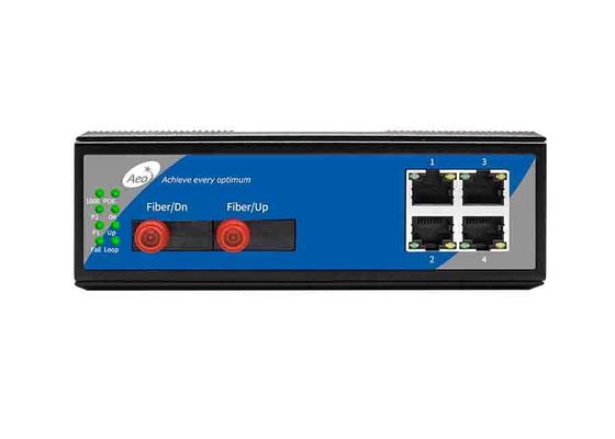 Porto do interruptor 4 da fibra dos ethernet de IEEE802.3 10/100Mbps