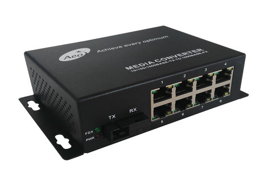 conversor comercial dos meios 1310/1550nm, fibra ao conversor dos meios RJ45