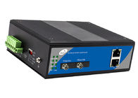 porto ótico dos ethernet 2 industriais do ponto de entrada do interruptor 2 da fibra ótica 10/100/1000Mbps