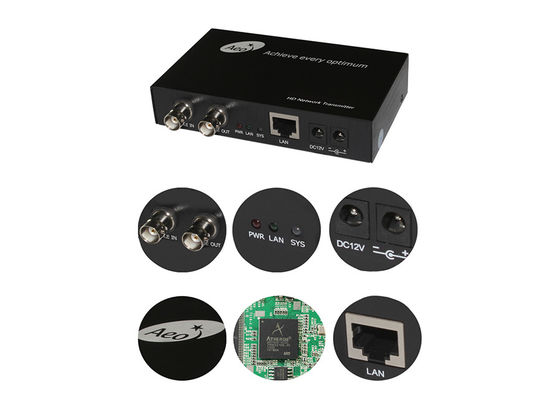 CE 10/100/1000M IP Ethernet sobre conversor coaxial