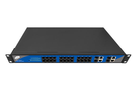 Interruptor 1310/1550nm da fibra da montagem em rack 100KM SFP