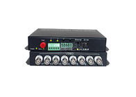 Dados video audio video Rx do conversor 8 BNC Tx 1ch RS485 dos meios da fibra dos dados 8CH