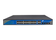 24 interruptores portuários de Gigabit Ethernet Unmanaged com portos combinados de 4 gigabits