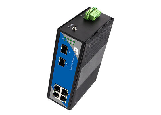Interruptor portuário do ponto de entrada de Smart da Web do gigabit 4 com os 2 entalhes de SFP