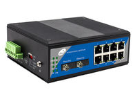 Conversor dos meios dos ethernet da fibra de IEE802.3 IP40 com 2 8 do ponto de entrada portos da fibra e