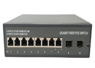 O ponto de entrada do interruptor 8 da fibra do Sfp do interruptor 2 do ponto de entrada do porto do gigabit 8 move 2 portos de SFP