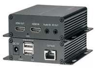 1080P HDMI sobre o prolongamento Kit With Audio Local Loop dos ethernet para fora de 1 sinal reverso do IR