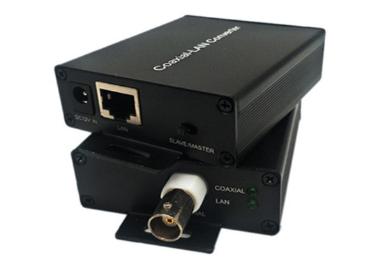 10/100Mbps Ethernet Over Coax Extender 1*BNC+1*LAN 1.5km Fornecimento de energia DC12V