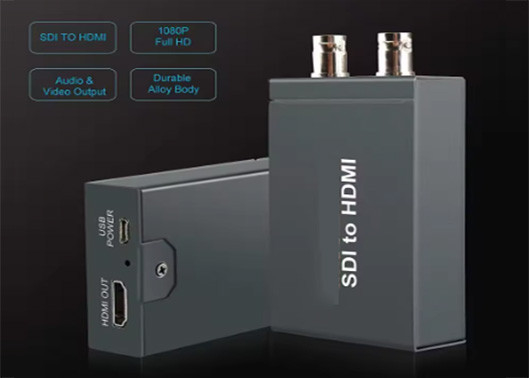 HD/3G SDI para HDMI Converter HDMI sobre SDI Converter para CCTV SD HD e 3G SDI sinais