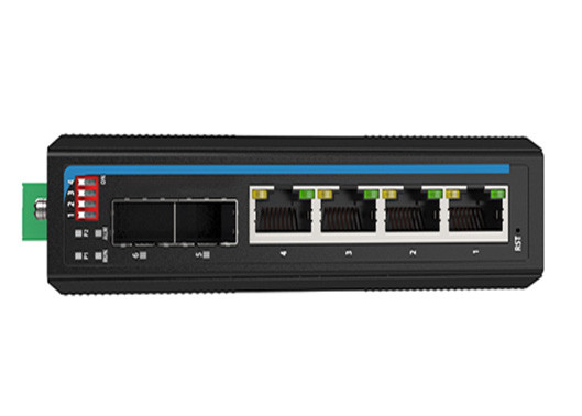Portas POE gerenciadas SFP Switch Industrial 4 1000M com 2*1000M Portas SFP