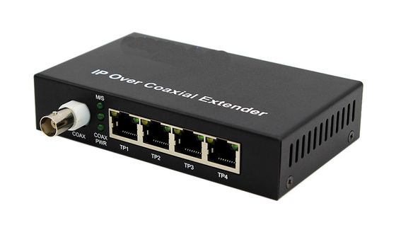 10 / 100M PoE sobre Ethernet extensor coaxial e POE sobre portas Ethernet coaxial 4 1 BNC
