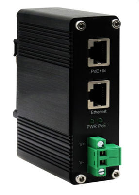DIN-Rail Industrial 802.3bt Gigabit PoE++ Splitter Tensão de saída 24VDC